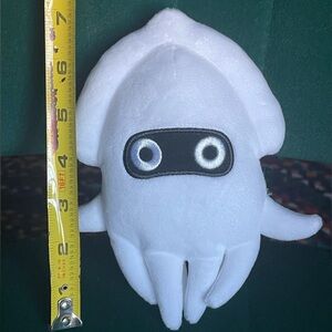 White Plush Squid Mario Blooper Toy